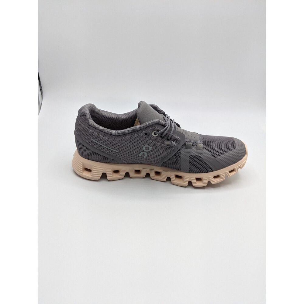 On Women's Cloud 5 Sneakers, Zinc/Shell, 6 Medium US - Picture 5 of 9